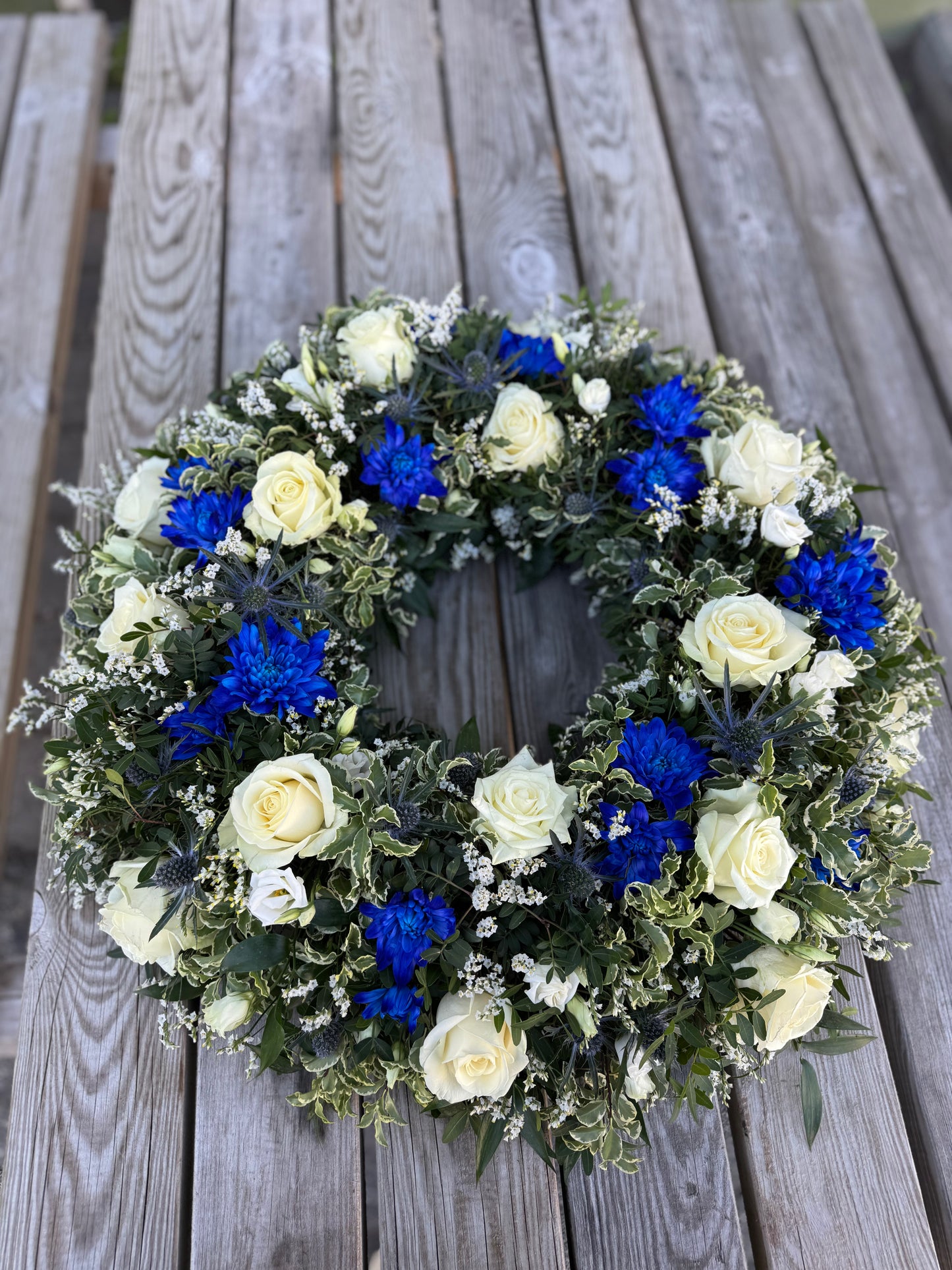 Útfarakrans (hringskreyttur)