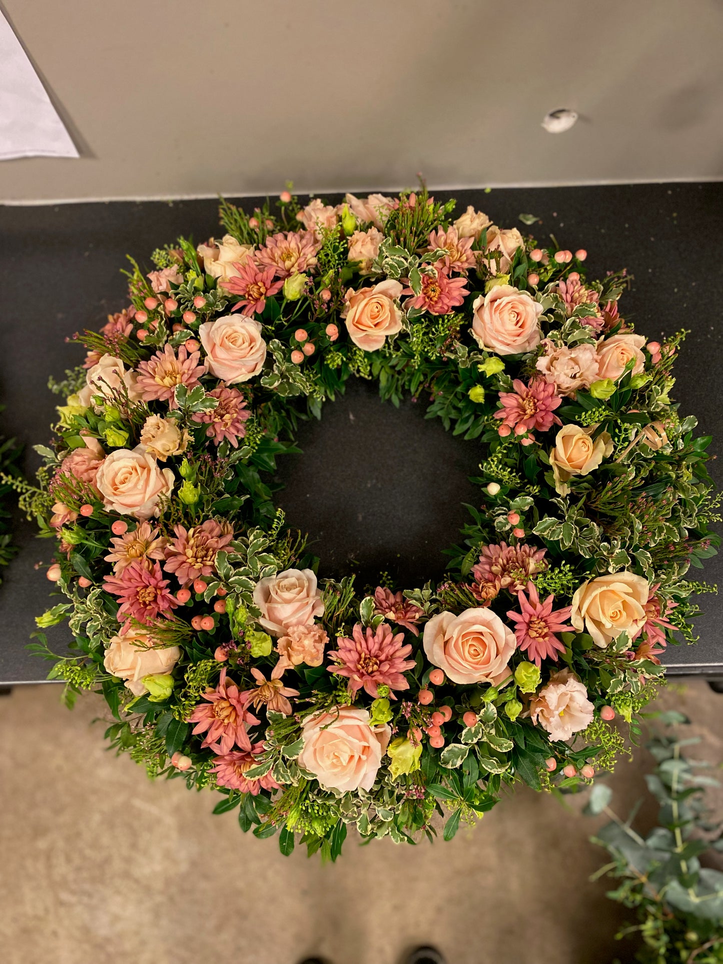 Útfarakrans (hringskreyttur)