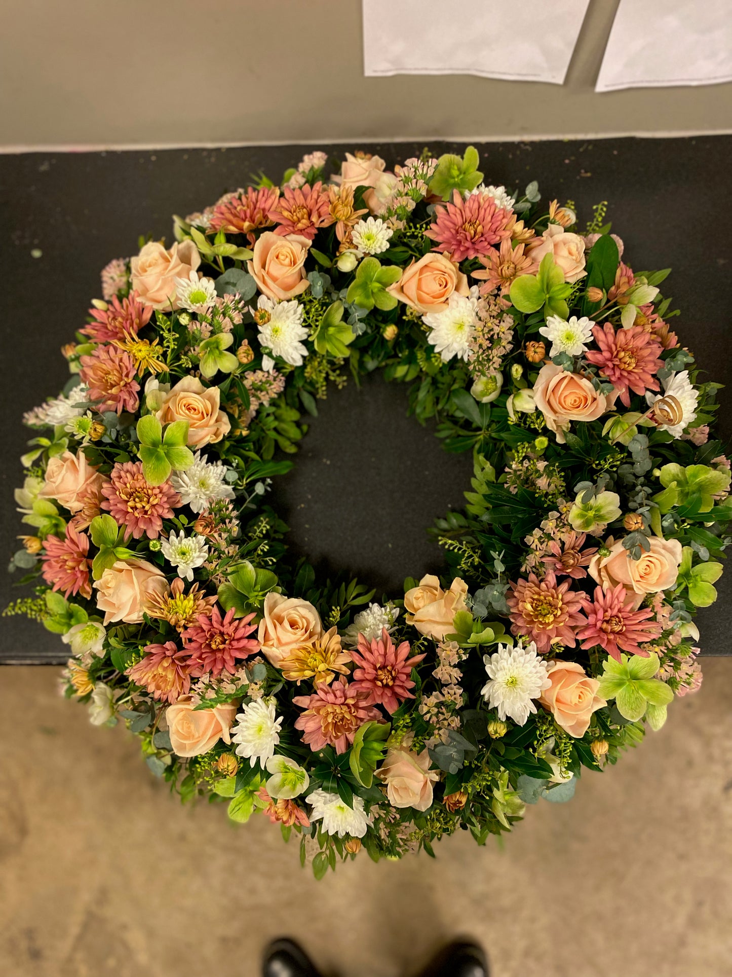 Útfarakrans (hringskreyttur)