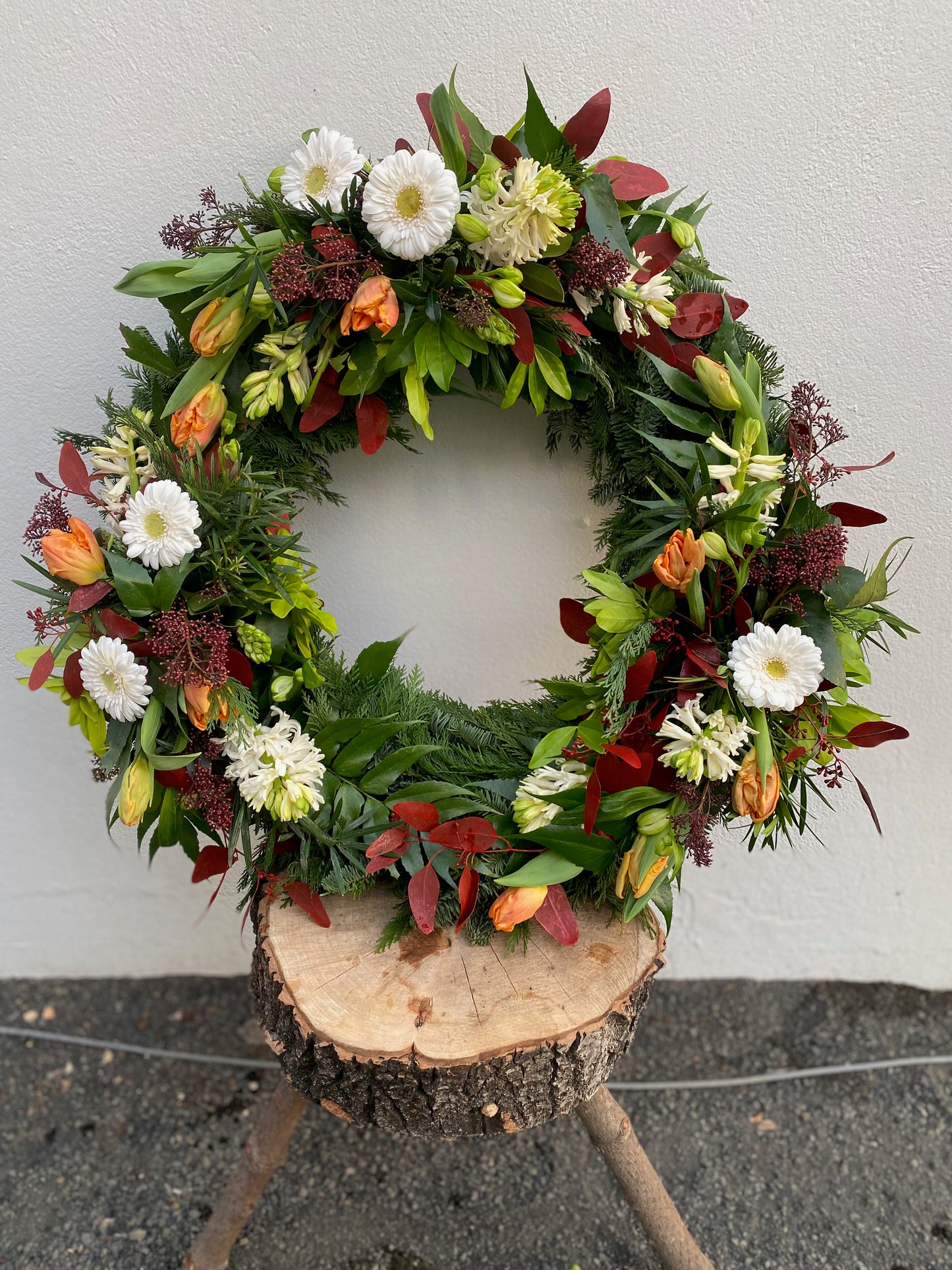 Útfarakrans (hringskreyttur)