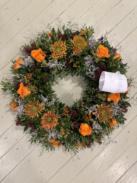 Útfarakrans (hringskreyttur)