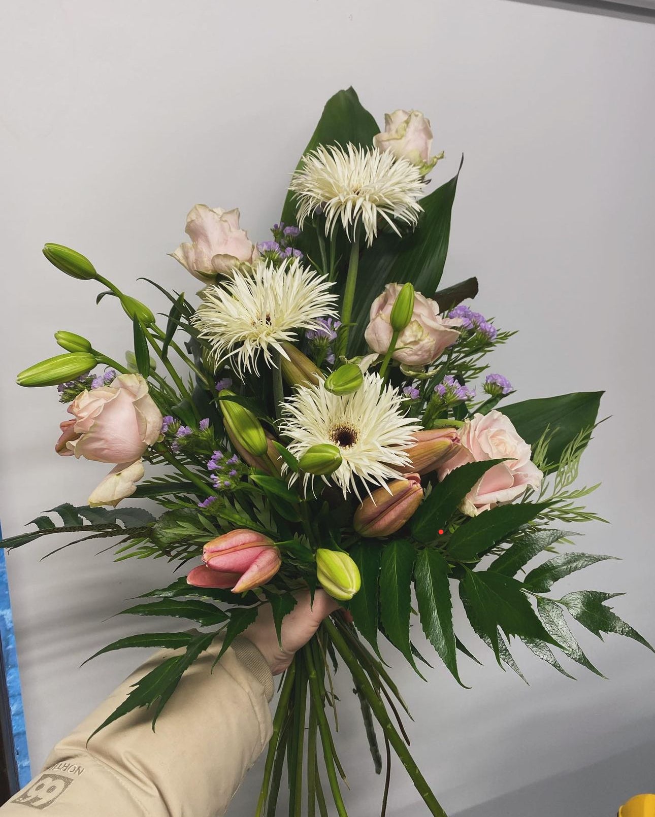 Blómvöndur fyrir útför